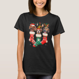 Camiseta Bonita Festa De Natal Em Sock Xmas Reindeer San