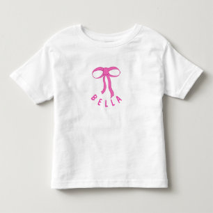 Camiseta Bonita Fita Rosa Bonito Para Ela