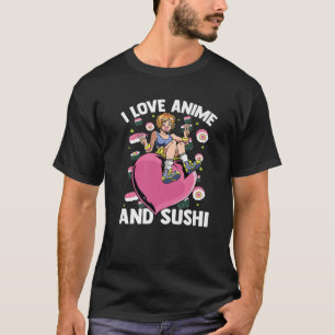 Camiseta Bonita Garota Cardíaca Kawaii - Adoro Anime E Sush