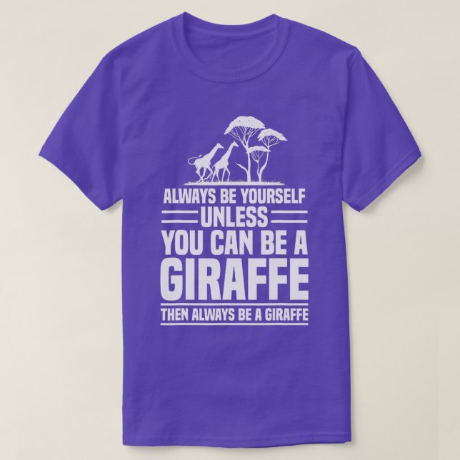 Camiseta Bonita Girafa Lover Cita Dizendo Zoo I Love Giraff (Frente do Design)