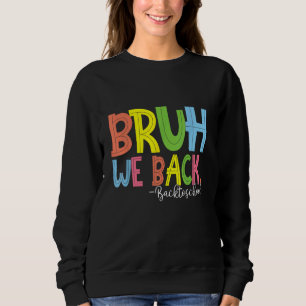 Camiseta Bonita Groovy Bruh Nós Apoiamos Professores Crianç