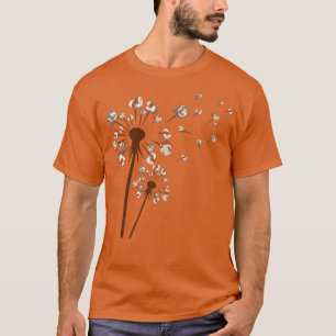 Camiseta Bonita Guiné Porco Dandelion Flor Engraçado Amor A