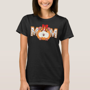 Camiseta Bonita Guiné Porco Mãe Mamãe Para Homens