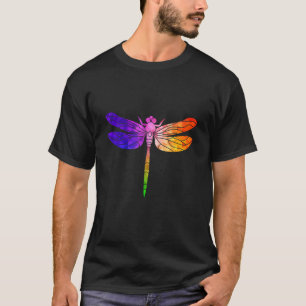 Camiseta Bonita Insetos Homens Dão Ideia Arrasto Colorido