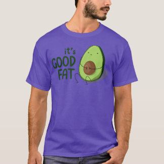 Camiseta Bonita Kawaii Avocado Boa Gordura