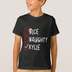 Camiseta Bonita Kylie Personalizada Nome Natal Che