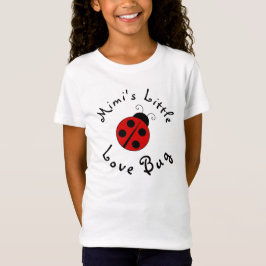 Camiseta Bonita Lady Bug personalizou o pequeno Inseto de a