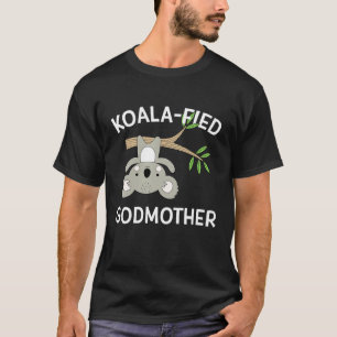 Camiseta Bonita Madrinha Koala Pun Engraçado Presente
