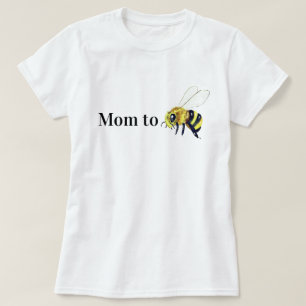 Camiseta Bonita Mãe Amarela para Ser Querida Bebê Nova Cami
