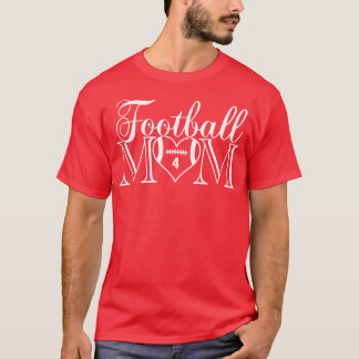 Camiseta Bonita Mãe Clássica 4 Esse É O Meu Numero De Jerse