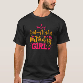 Camiseta Bonita Mãe Personalizada Da Garota De Aniversário