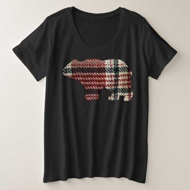 Camiseta Bonita mãe urso design dia de as mães presente pre (Frente do Design)