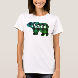 Camiseta Bonita mãe urso design presente de dia de as mães
