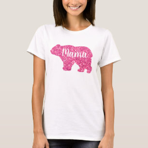 Camiseta Bonita mãe urso design presente de dia de as mães