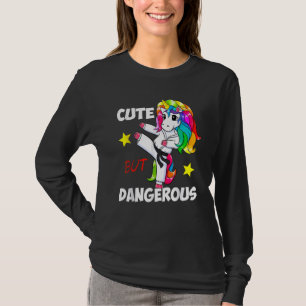 Camiseta Bonita, Mas Perigosa Garota do Unicórnio Dotada de