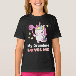 Camiseta Bonita Minha Avó Me Ama Unicórnio