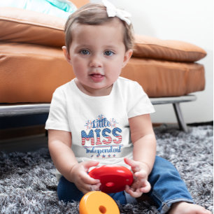 Camiseta Bonita Miss Independência 4 de julho