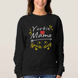 Camiseta Bonita Mulher Yorkshire Terrier Mãe Yorkie Mama