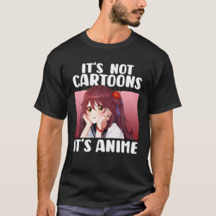 Camiseta Bonita Não é Cartoons É Mãe de anime japonesa