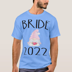 Camiseta Bonita Noiva de Casamento 2022 Gnomo Noivado B