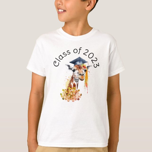 Camiseta Bonita oferta de graduação de Girafa (Frente)