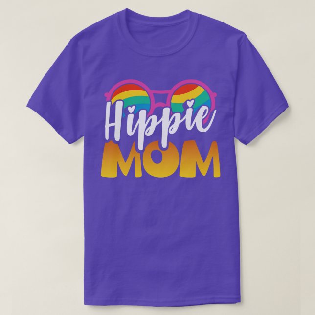 Camiseta Bonita oferta Hippie Mãe (Frente do Design)