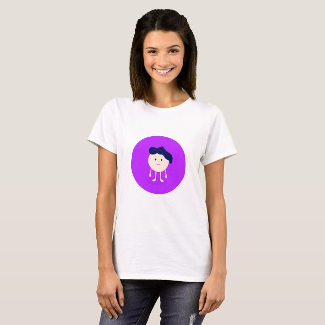 Camiseta Bonita personagem feminina (Frente Completa)