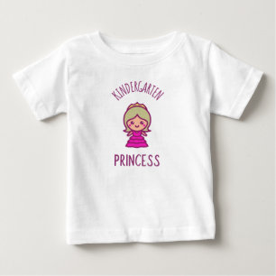 Camiseta Bonita Princesa Do Jardim De Infância - 1rua Dia D