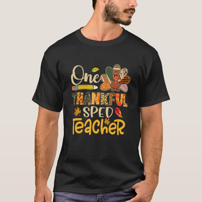 Camiseta Bonita Professora de SPED Turquia Leopard Than (Frente)