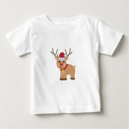 Camiseta Bonita Reindeer de Natal