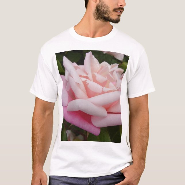 Camiseta Bonita rosa rosa, melhor Design Mãe (Frente)
