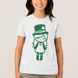 Camiseta Bonita Rua de Leprechaun. Dia de Patrick
