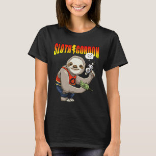 Camiseta Bonita Sloth Science Ficha Engraçada