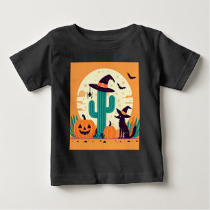 Camiseta Bonita, sudoeste do deserto do Halloween/cacto