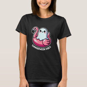 Camiseta Bonita Summerentre Vibes Ghost em Flamingo Floaty 