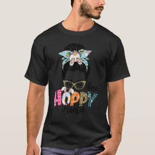 Camiseta Bonita, Tia, Tia Mensageira, Bun Bunny Páscoa Dia 