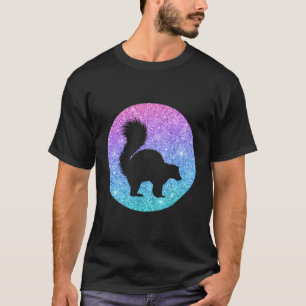 Camiseta Bonita Trendy Skunk Presente Para Mulheres E Adole