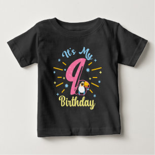 Camiseta Bonita Turiana 9.º Aniversário de 89 Anos Rapariga