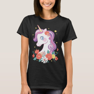 Camiseta Bonita Unicórnio I Unicorn Meninas Meninas Meninas
