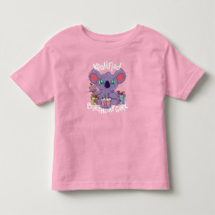 Camiseta Bonita Urso Koala, Rapariga de Aniversário Koalia
