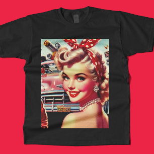 Camiseta Bonita Vintage dos anos 50