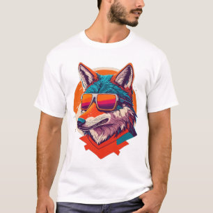 CAMISETA BONITA WOLF VESTINDO VIDRO.