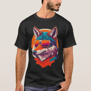 CAMISETA BONITA WOLF VESTINDO VIDRO.