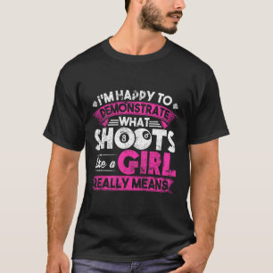 Camiseta Bonitas Bilhares Meninas Mostram Presente Engraçad