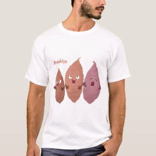 Camiseta Bonitinho cantando batata-doce legumes