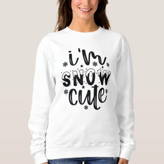 Camiseta bonitinho de neve (Frente)