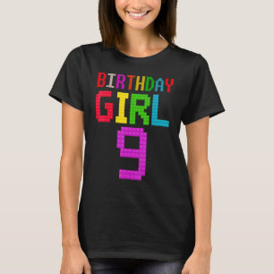 Camiseta Bonito 9.º Aniversário Presente 9 Anos