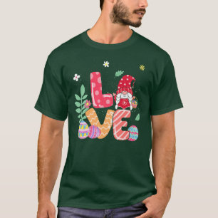 Camiseta Bonito Amor Coelhinho Gnomo E Ovos Caçando Ovo Est