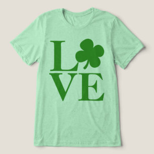 Camiseta Bonito Amor Verde Shamrock