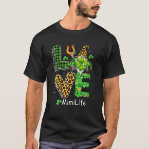 Camiseta Bonito Amor, Xadrez de vida Leopard Gnomo, Rua.